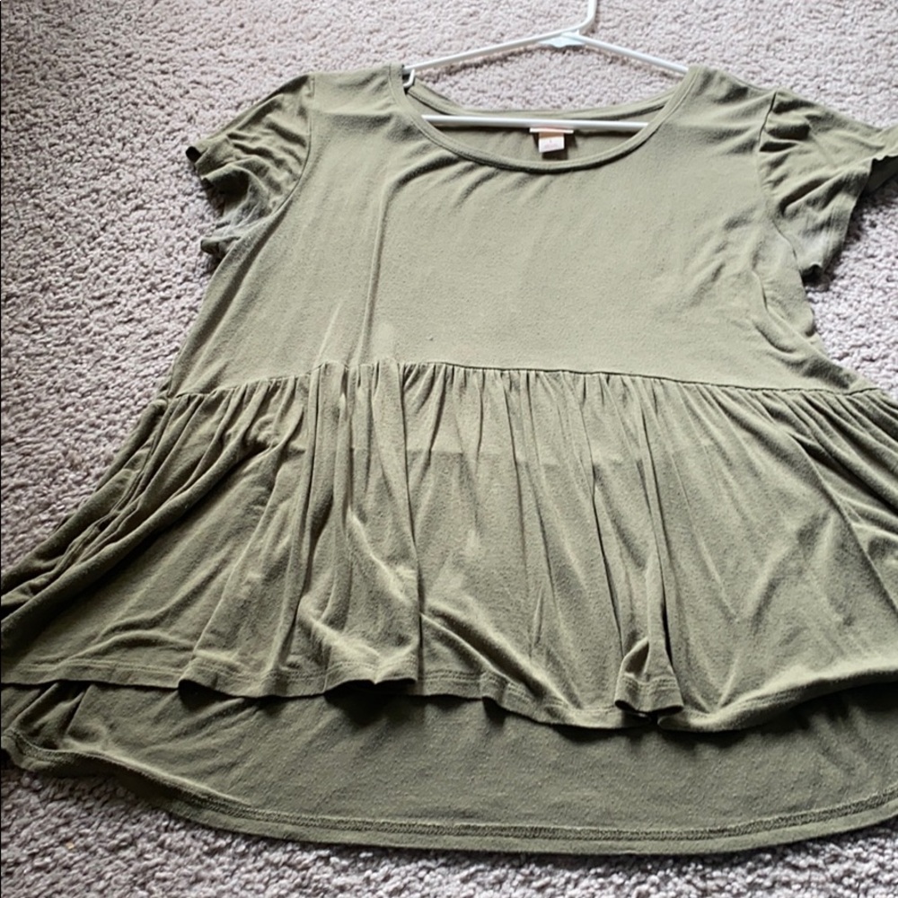 Green shirt